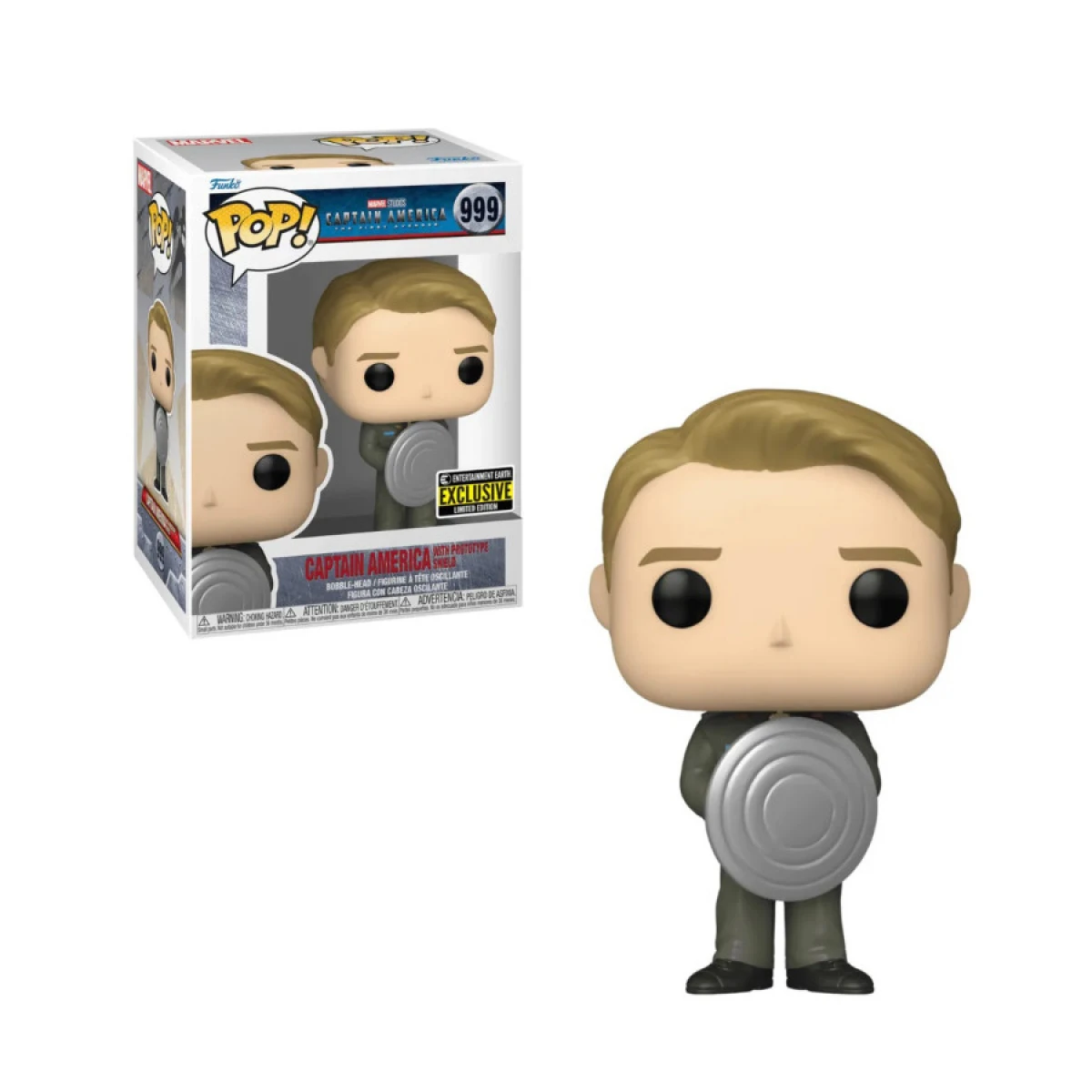 Captain America w/ prototype shield · Capitan America [Exclusivo] - 999 
