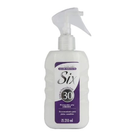 Six Splash Protector Solar Fps30 210ml. Six Splash Protector Solar Fps30 210ml.