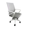 Silla Oficina Daena Ergonomica Giratoria Respaldo Completo Gris