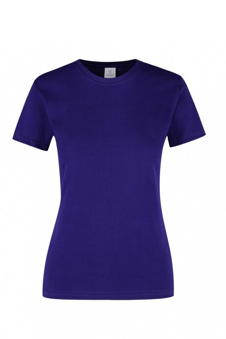 Camiseta a la base dama Morado