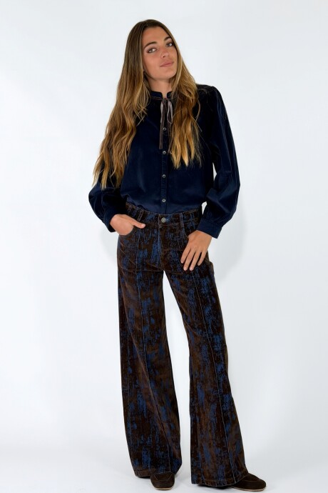 PANTALON CHLOE MIX Marron