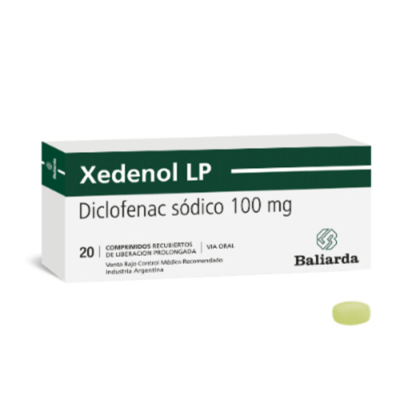 Comprimidos Xedenol LP 20 Unidades Comprimidos Xedenol LP 20 Unidades