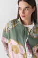 PRE VENTA BOMBER PRINT Macro Verdes