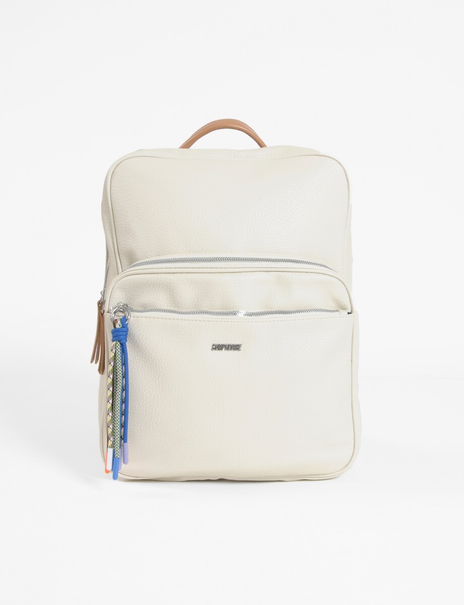 Mochila porta laptop - crudo 