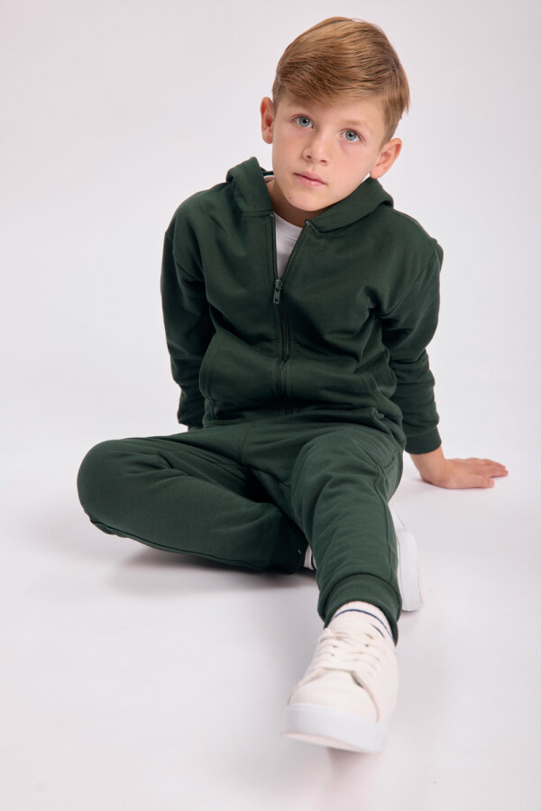 Campera deportiva básica Verde
