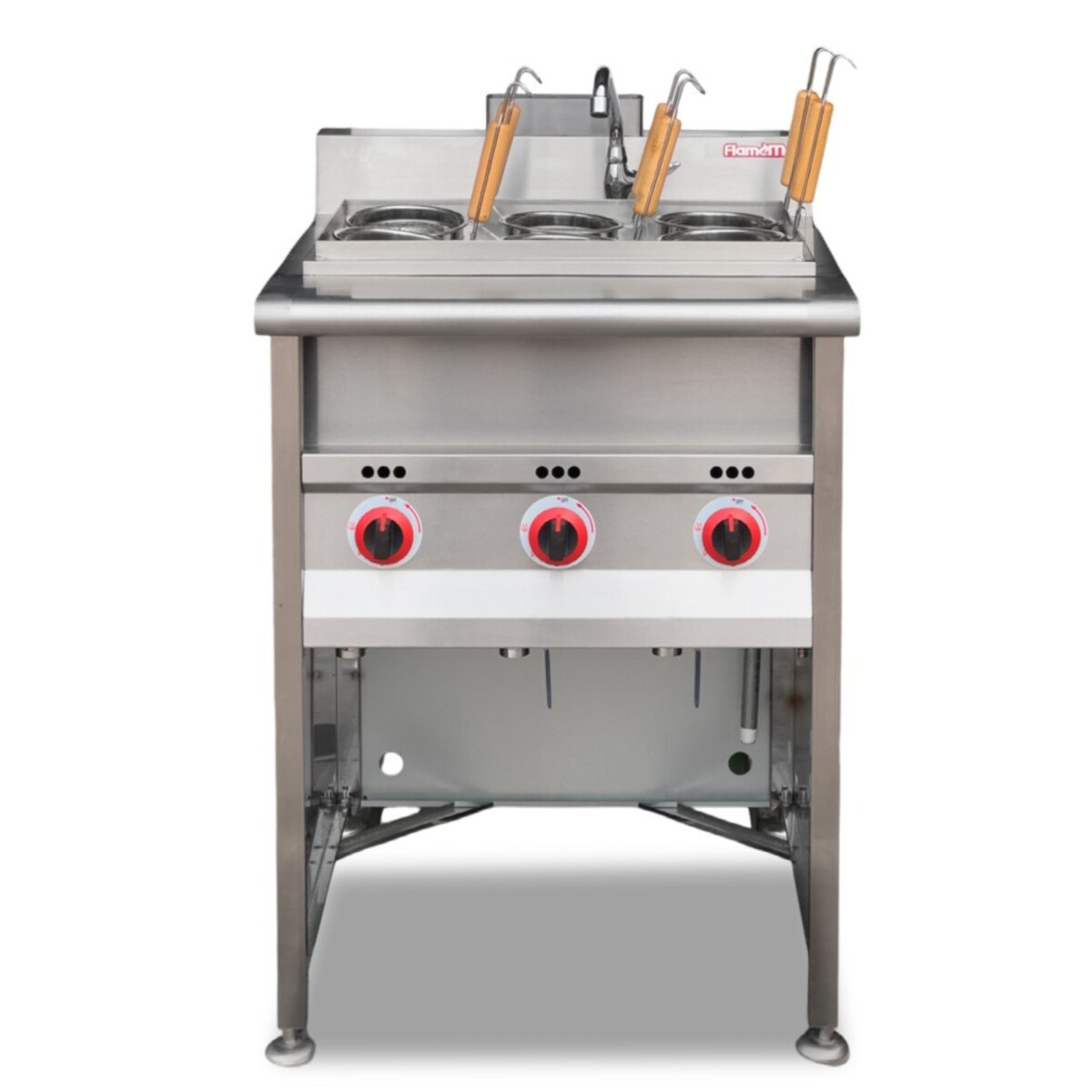 Cuece Pasta 6 canastos Flamemax 