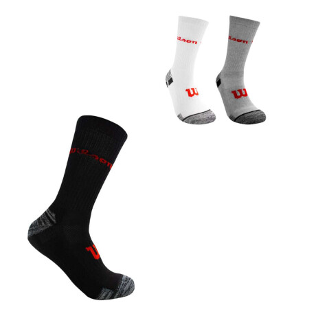 Medias Largas Pack X3 Unisex Blanco