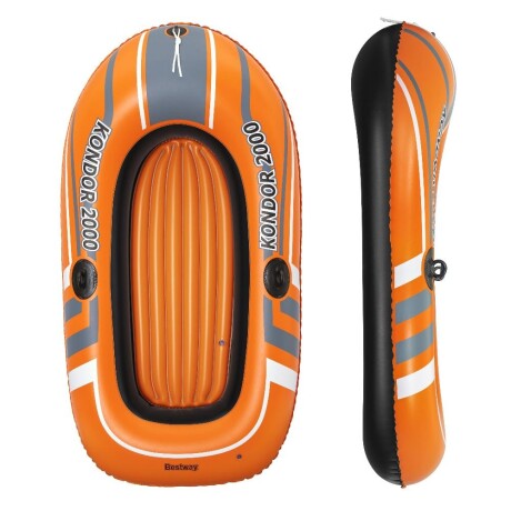 Bote Gomón Inflable para 2 Personas Kondor 2000 Bestway Naranja