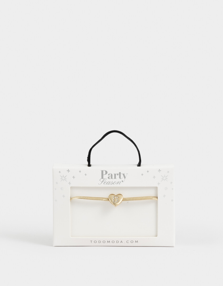 Pulsera Flexible De Inicial "b" 