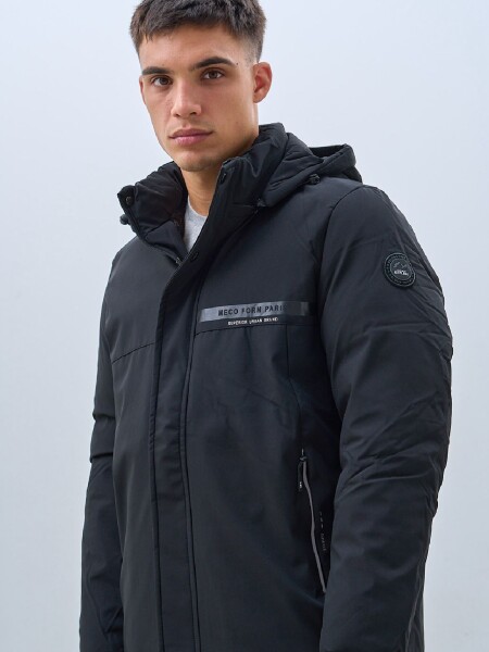 CAMPERA OXX 1702 TAPA CIERRE NEGRO