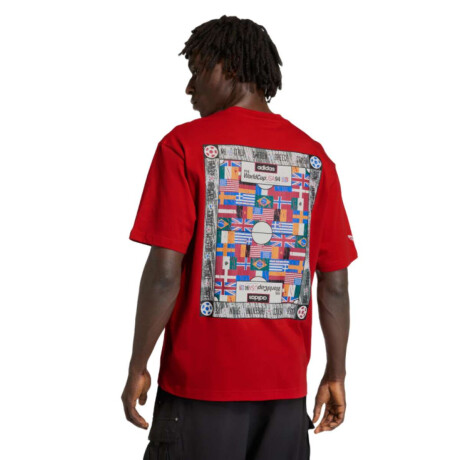 Remera Adidas Flag Gfx Rojo