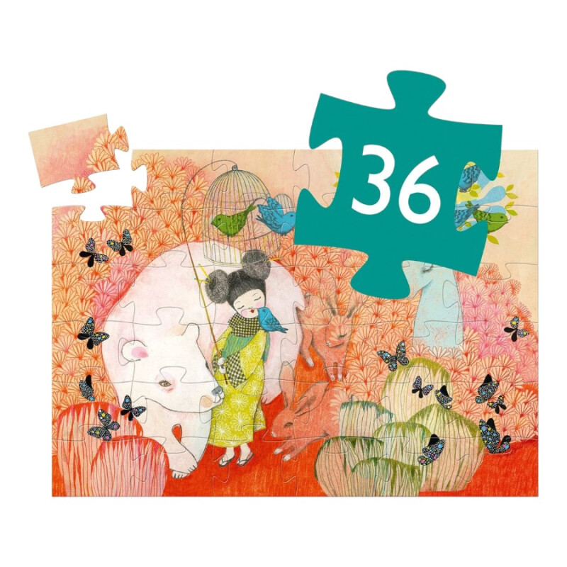 Puzzle Silueta Kokeishi Djeco 36 Pzs Puzzle Silueta Kokeishi Djeco 36 Pzs
