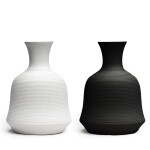 FLORERO CERAMICA D20x31CM BLANCO/NEGRO MATE FLORERO CERAMICA D20x31CM BLANCO/NEGRO MATE
