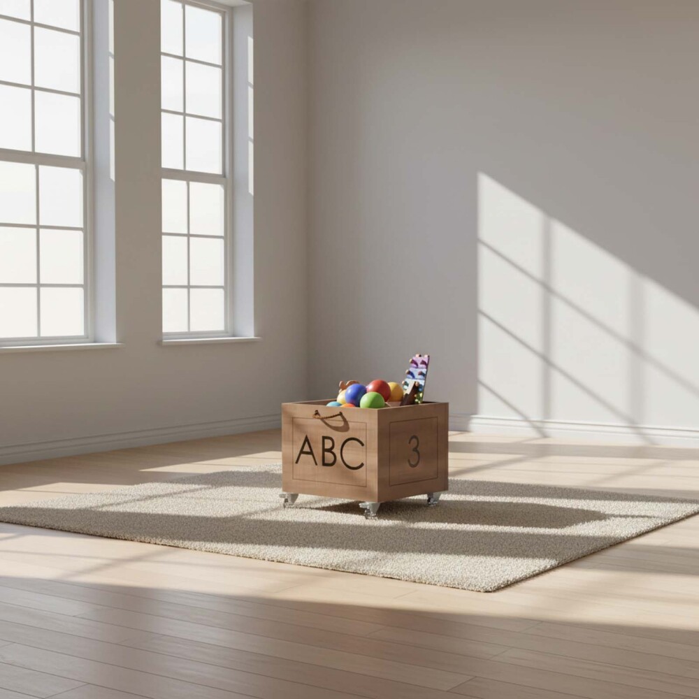 BAÚL MDF MARRON CASINHA