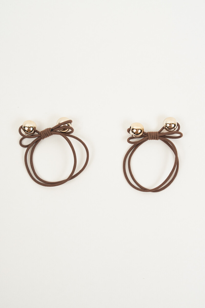 Gomita De Pelo Bell Set 2 Un. - Camel 