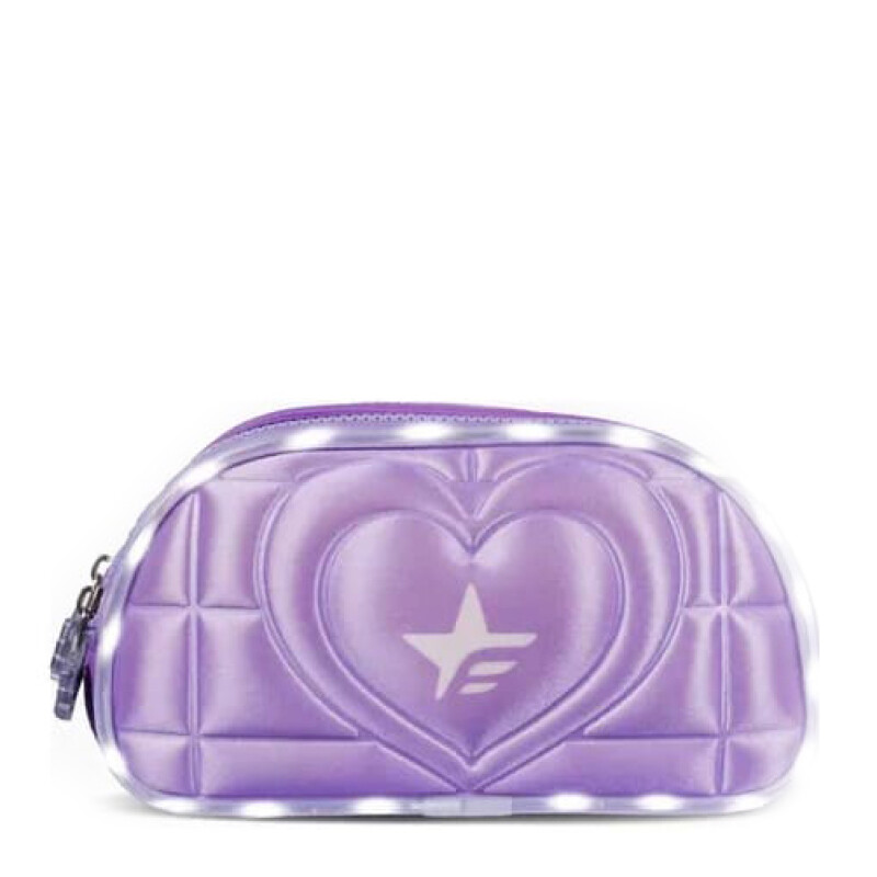 Cartuchera Footy Corazon Violeta