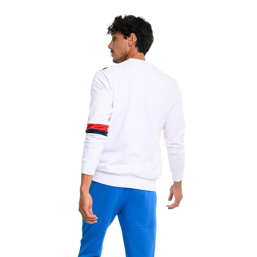 Buzo de Hombre Umbro Stripe Nacional Oficial Blanco - Azul Marino - Rojo