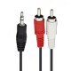 Cable Audio Rca A Spica 1,5mts Cable Audio Rca A Spica 1,5mts