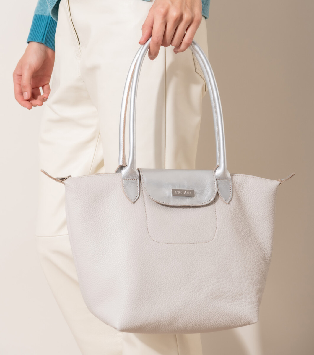 Cartera nares - Natural plata 