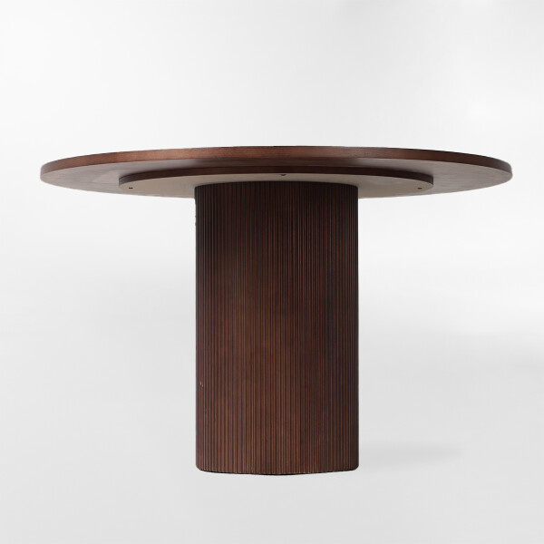 MESA DE COMEDOR OLIVE MARRÓN - CIRCULAR