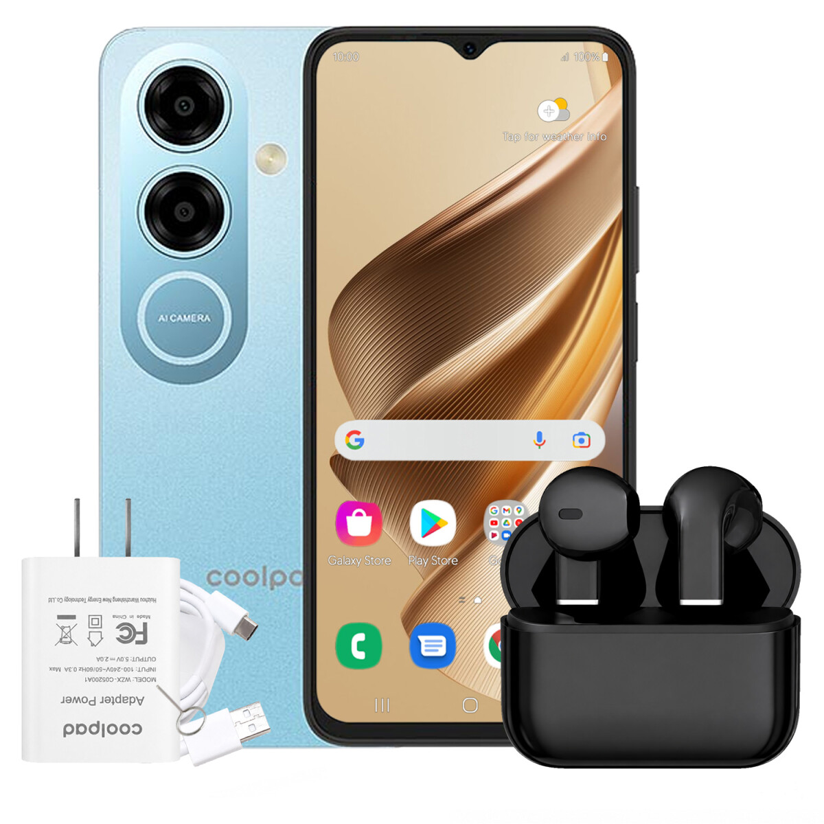 Celular Coolpad Cp12 Neo Plus 12gb (4gb+8gb)ram 256gb 4g + Regalo - AZUL 