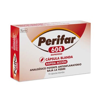 Perifar 600 10 Caps. Blandas. Perifar 600 10 Caps. Blandas.