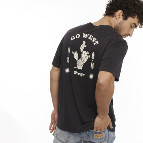 Remera Wrangler de Hombre - T-SHIRT FASHION - W73KN01BKL ELD