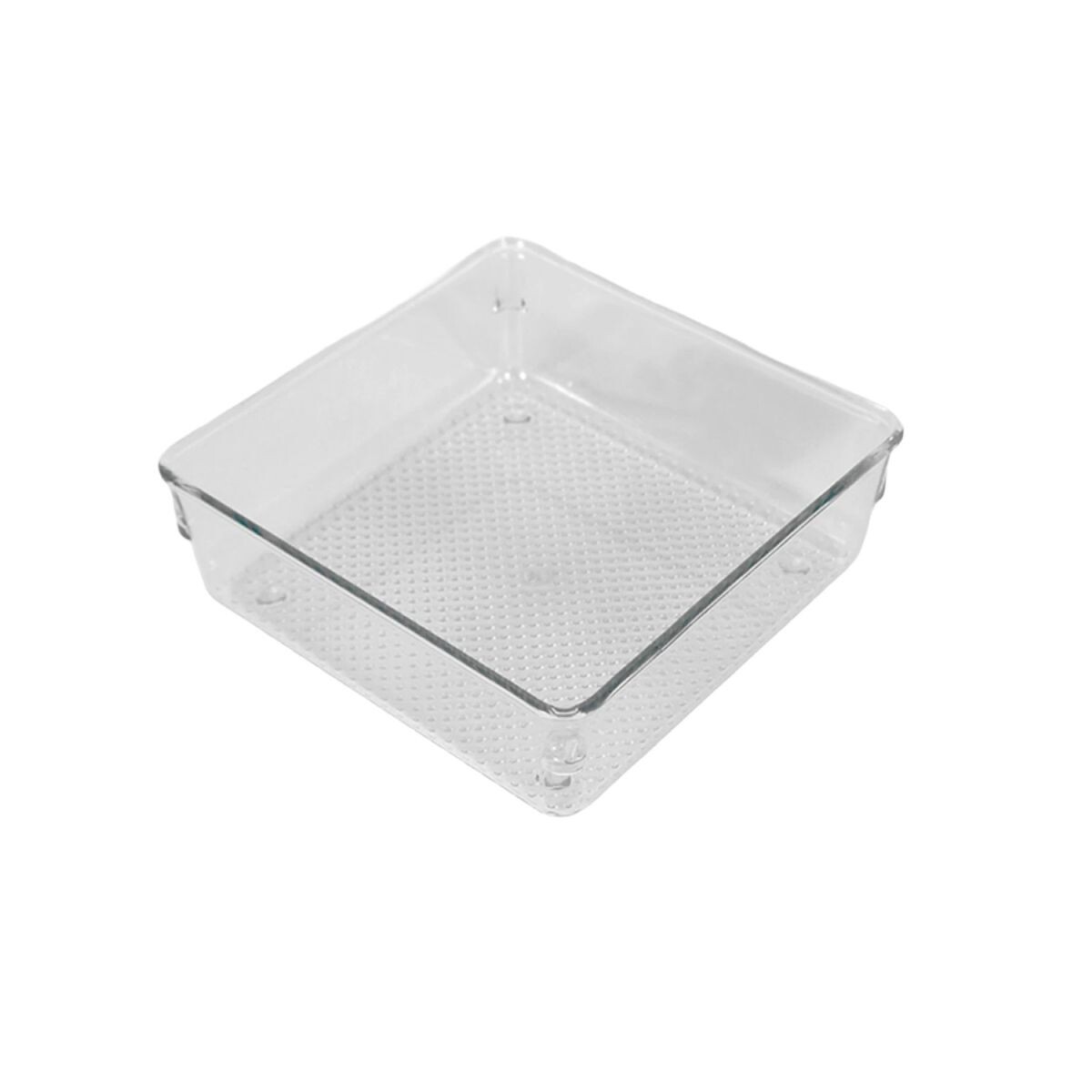 ORGANIZADOR CUAD ACRIL TRANSP 15X15X5CM 