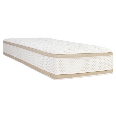 COLCHÓN 1 PLAZA ESPUMA1 BLANCO IVORY
