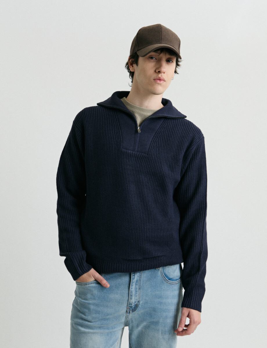 470984 REMERA HARRY Azul Oscuro