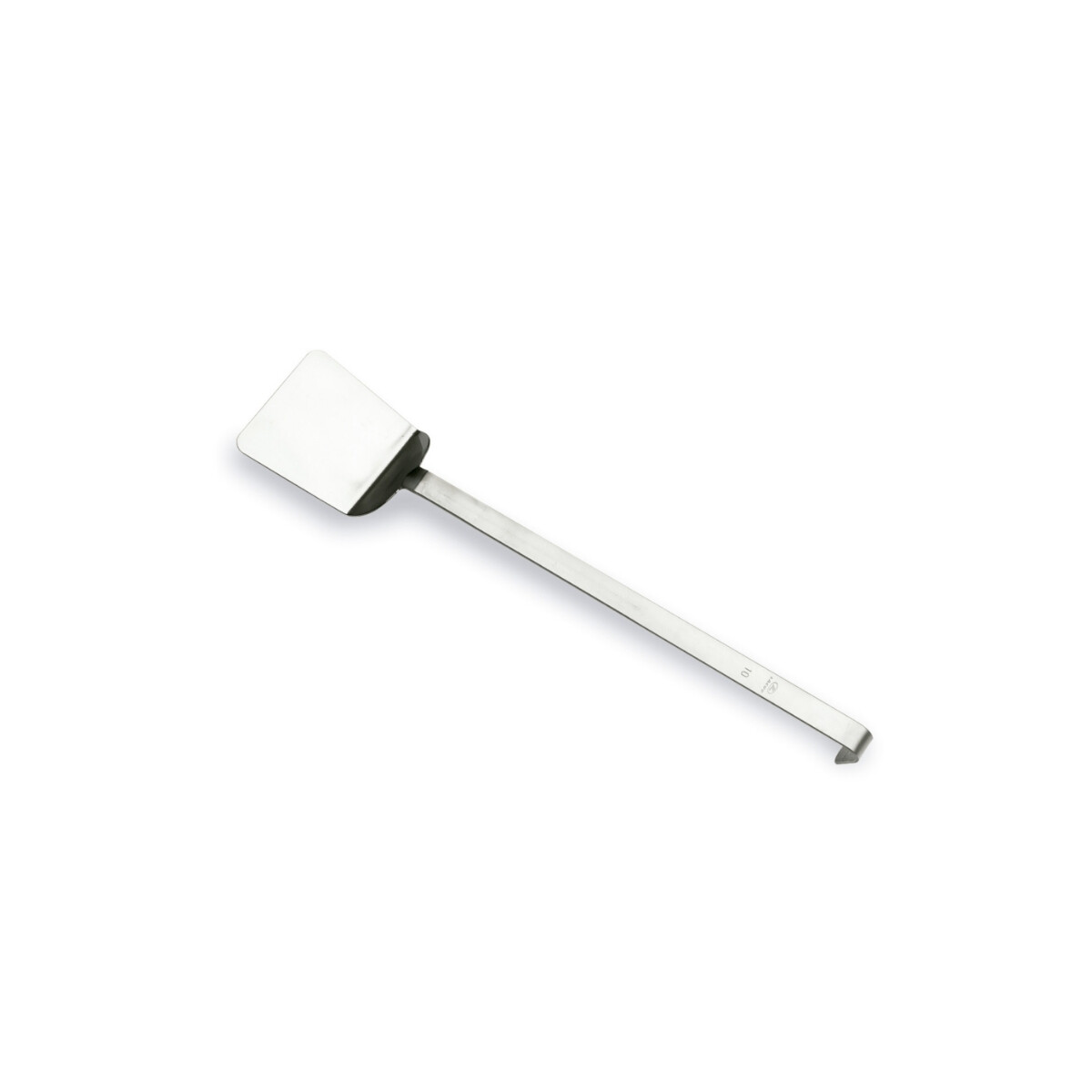 Espatula Monoblock Lisa de Acero Inoxidable 12cm 