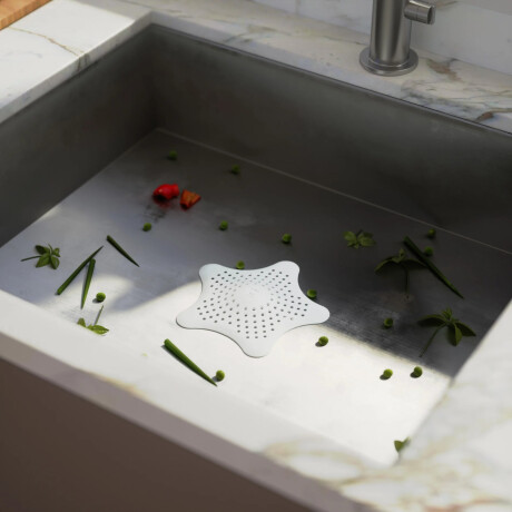 Filtro Silicona para Desagüe de Pileta u Baño Umbra Blanco