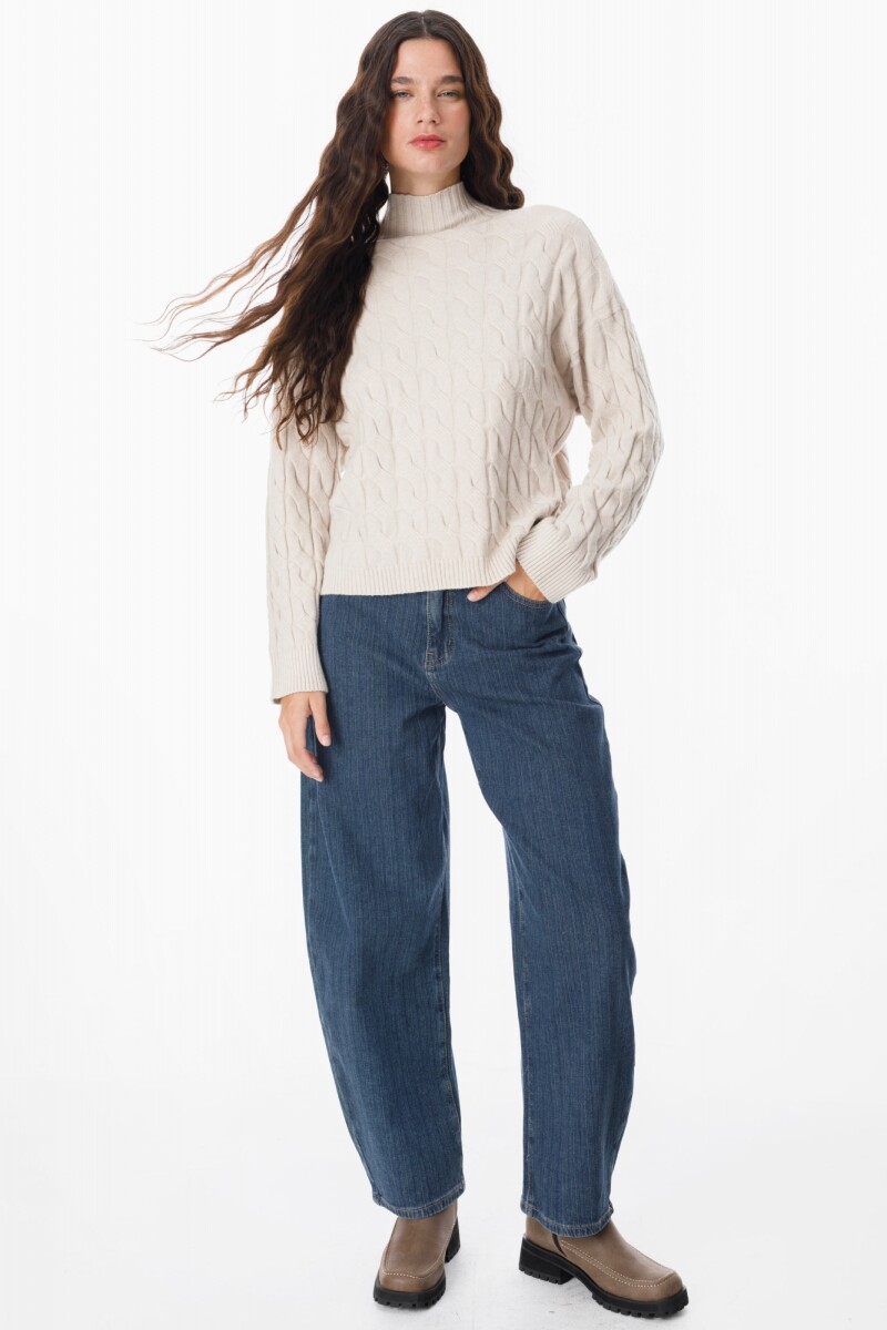 Sweater Liquen Beige