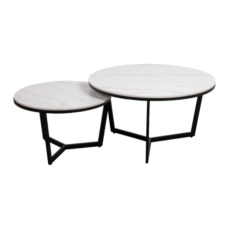 MESA RATONA METAL-Y-PIEDRA BLANCO NEXUS