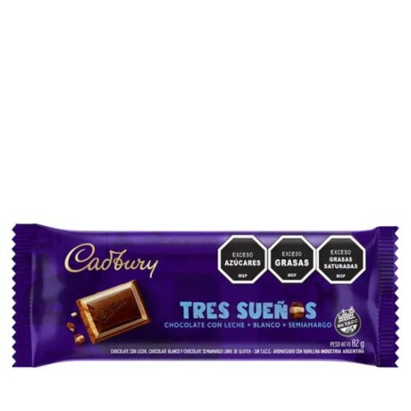 CHOCOLATE CADBURY TRES SUEÑOS 82GRS UNIDAD CHOCOLATE CADBURY TRES SUEÑOS 82GRS UNIDAD
