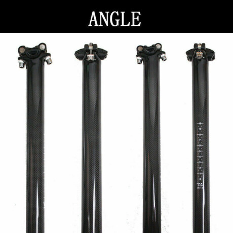 Caño de asiento de Carbono Toseek NEGRO