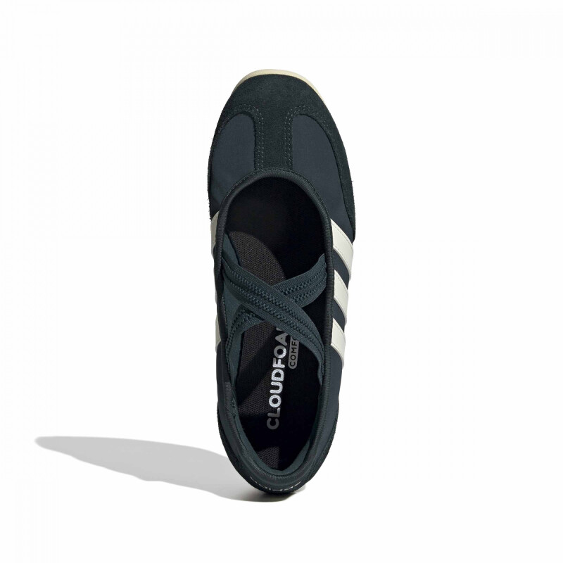Championes Adidas BARREDA MARY JANE mujer JS2324 Verde-blanco