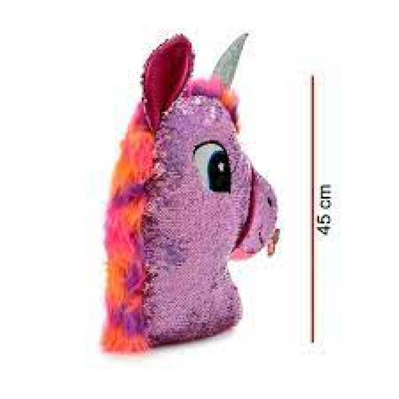 Almohadón Unicornio Lentejuelas Phi Phi Reversible Almohadón Unicornio Lentejuelas Phi Phi Reversible