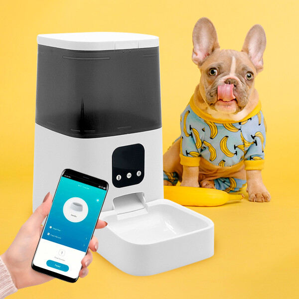 Alimentador Wifi Dispensador De Alimentos Para Mascotas 6l ALIMENTADOR SMART PL 6LT JKQA002