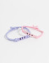 Pulseras Infantiles Para Compartir Set De Pulseras Kids Bff - Combinacion Bicolor
