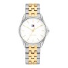 Reloj Tommy Hilfiger 1782855 para dama con correa de acero Plateado