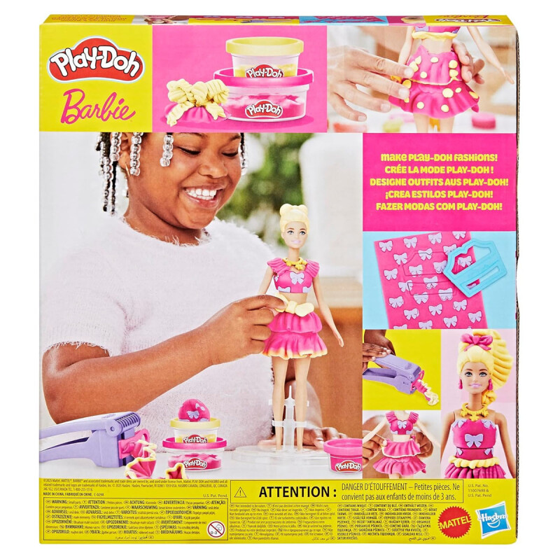 Barbie Play-Doh Viste la muñeca con masa Barbie Play-Doh Viste la muñeca con masa