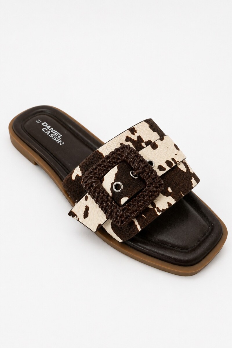 SANDALIA BOW Animal Print