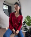 Blusa Marina bordó