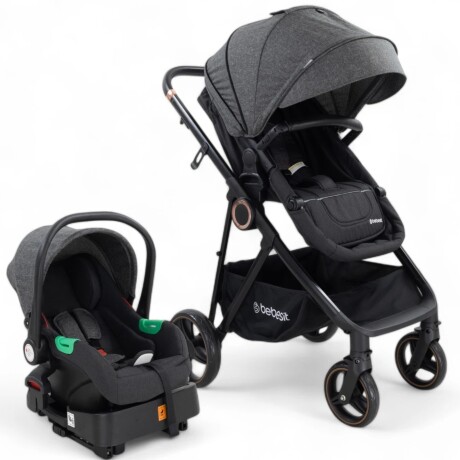 Cosmos Travel System Deluxe Isize + Base Isofix Bebesit Negro Cosmos Travel System Deluxe Isize + Base Isofix Bebesit Negro