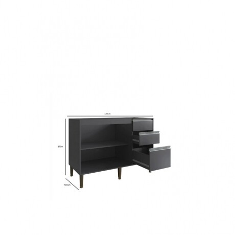 BAJO MESADA 1.20M 2P 2CAJONES ARTECAS BAJO MESADA 1.20M 2P 2CAJONES ARTECAS