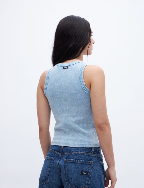 Musculosa Pia Celeste