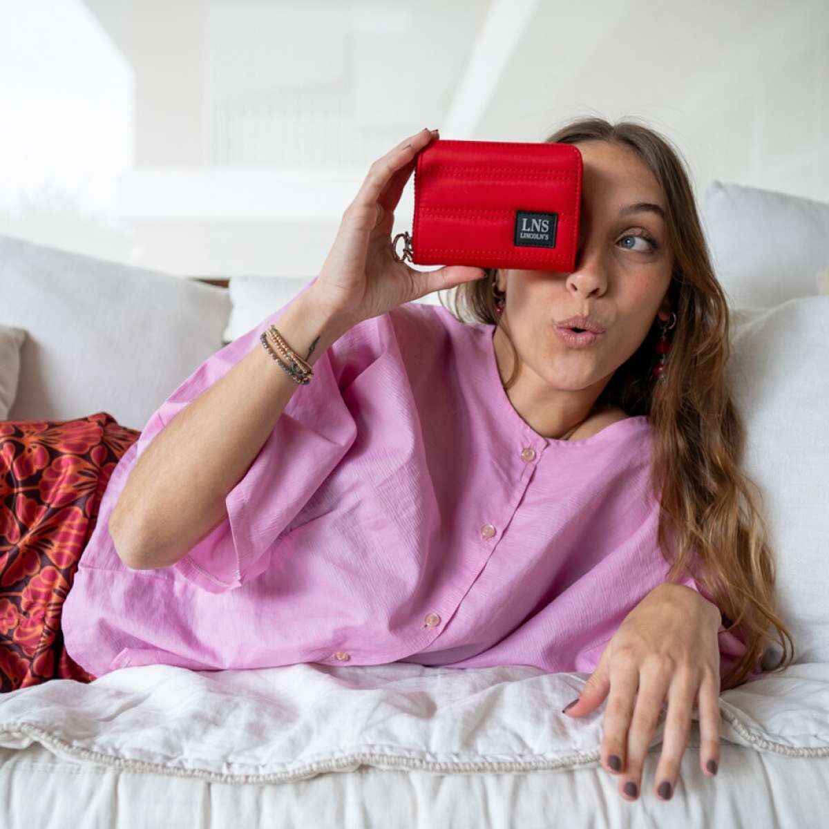 Billetera Vera - Rojo 