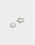 Bijou Cuff Con strass Set De Earcuff Con Strass - Plateado
