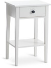 Mesa de luz NORDBY 1 cajón 1 estante blanco Mesa de luz NORDBY 1 cajón 1 estante blanco